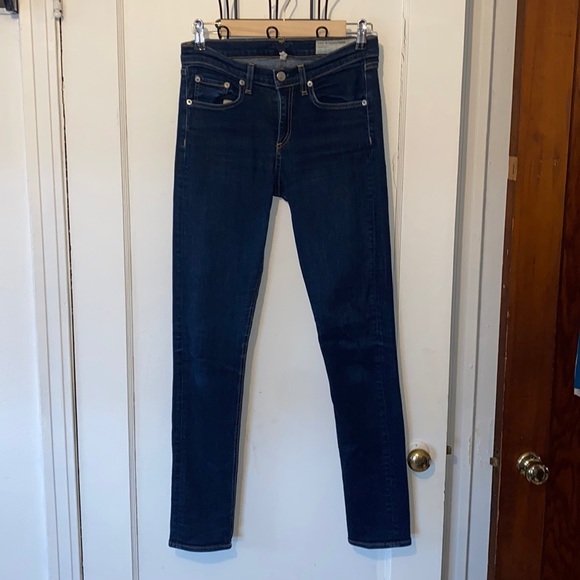 rag & bone Denim - rag & bone high rise skinny jeans